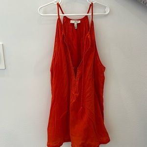 Joie Size M Orange Knit Top